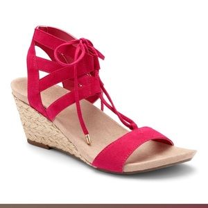 Pink Vionic Noble Tansy Espadrille